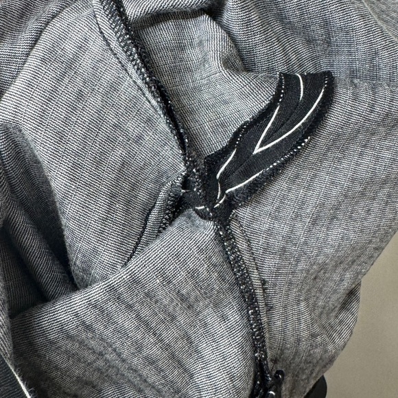 Diane Von Furstenberg Black White Pinstriped Work Office Trouser Pants Size 6 - Picture 10 of 15